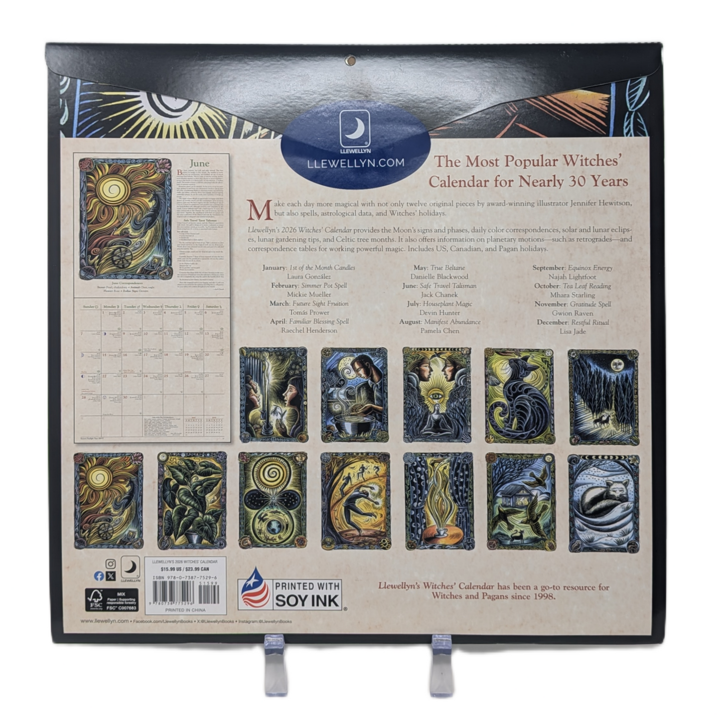 Llewellyn's 2026 Witches' Calendar