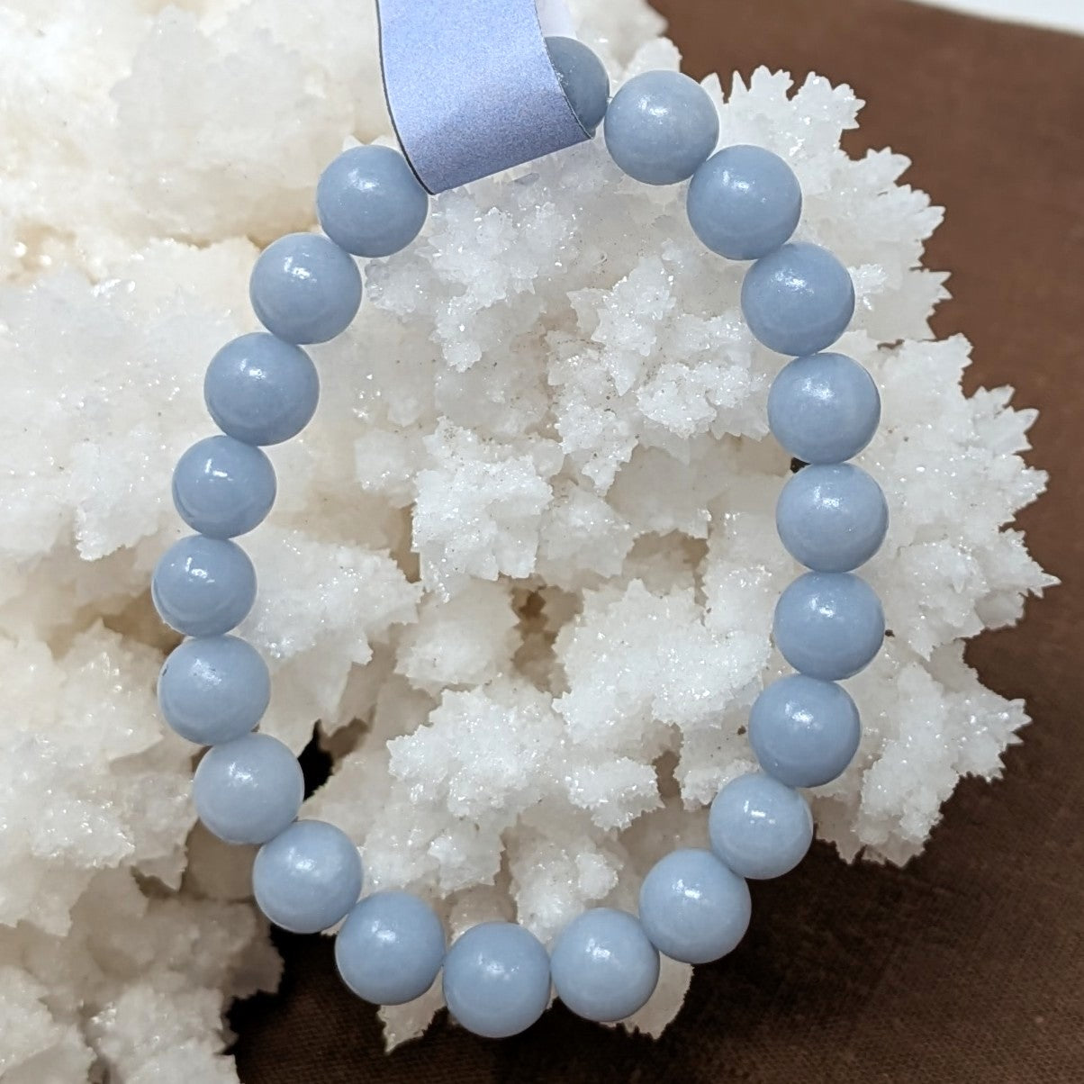 Angelite Beaded Bracelet