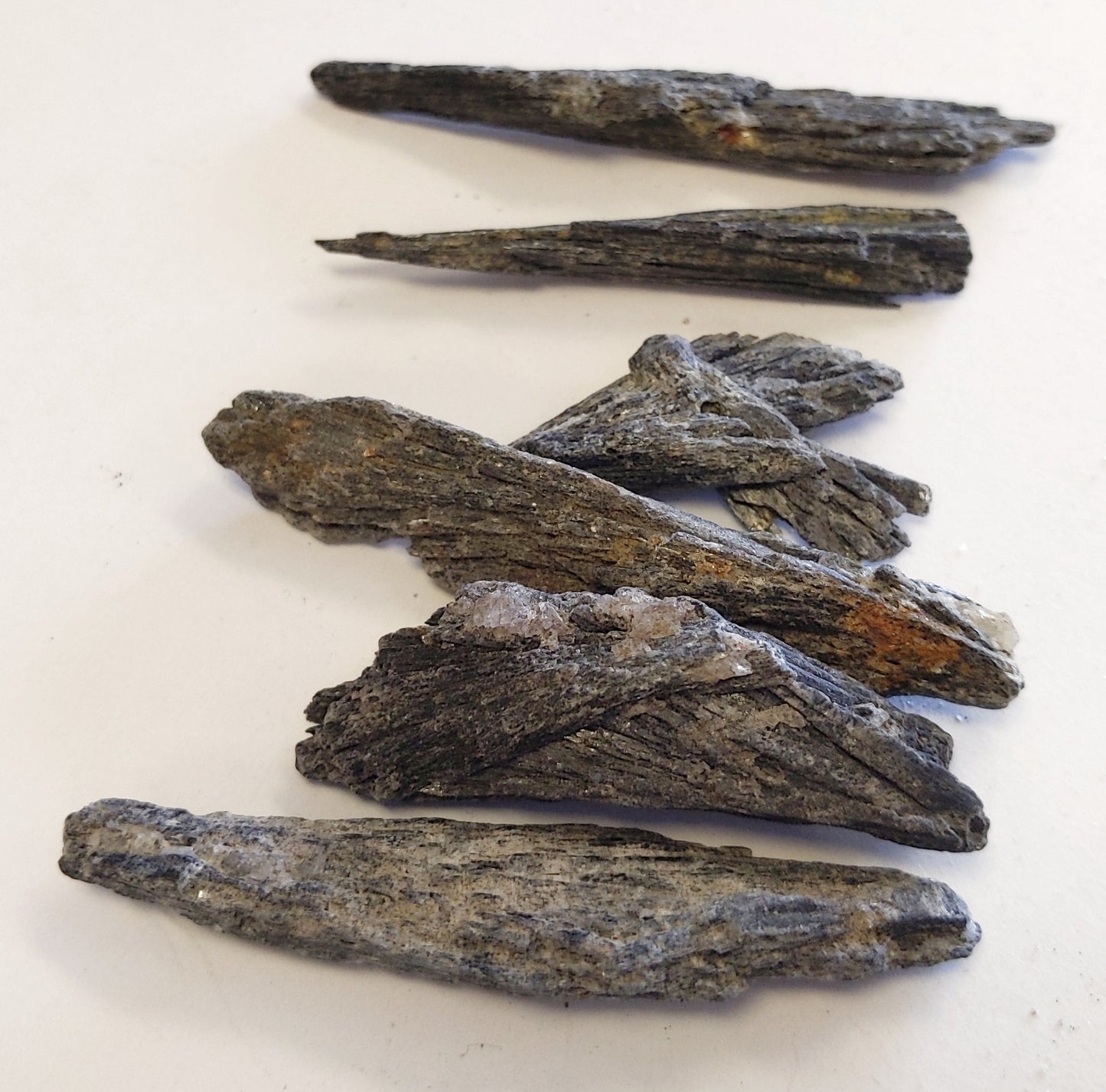 Black Kyanite Fan