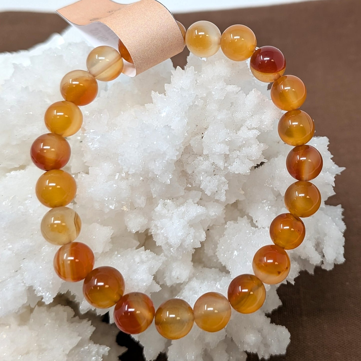 Carnelian Beaded Bracelet