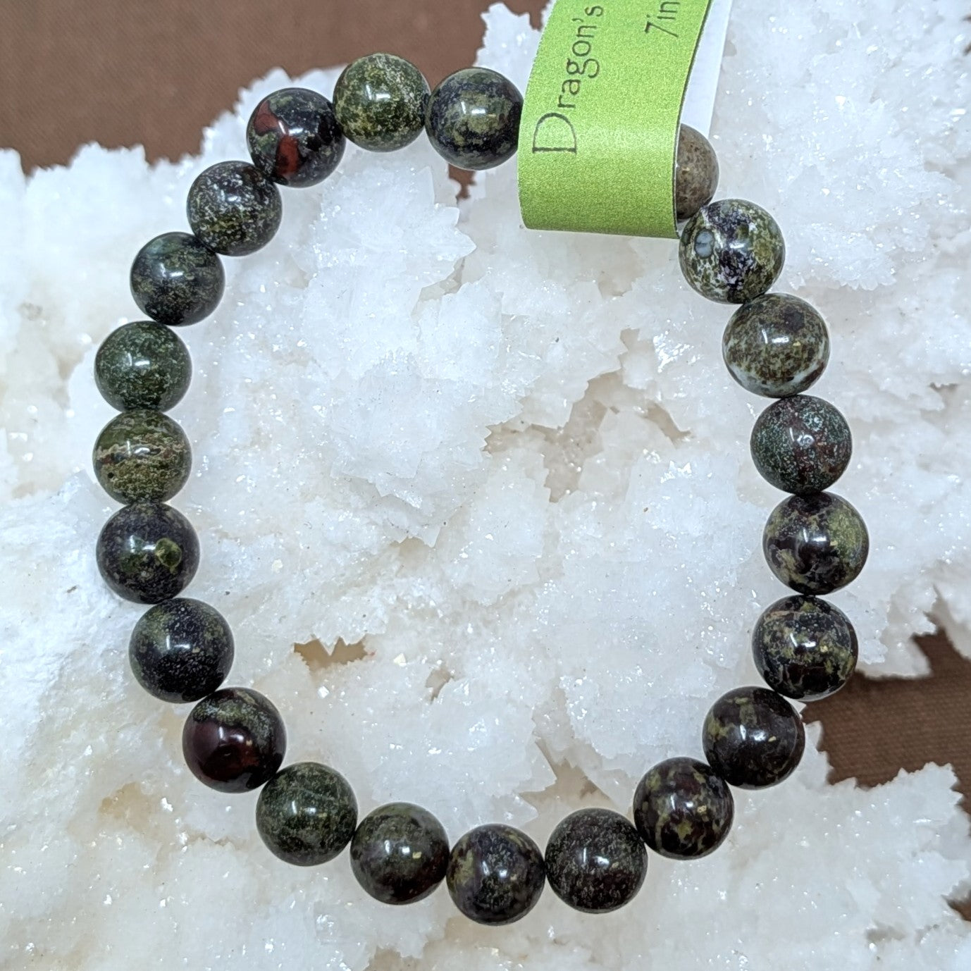 Dragon Blood Jasper Beaded Bracelet