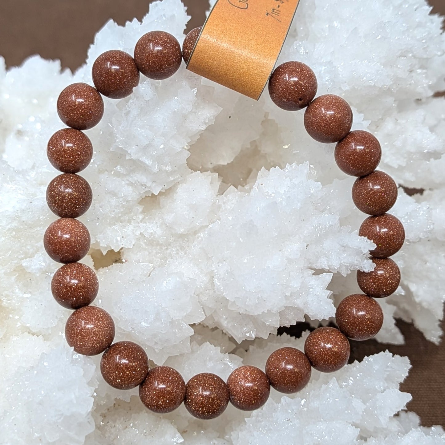 Goldstone Beaded Bracelet