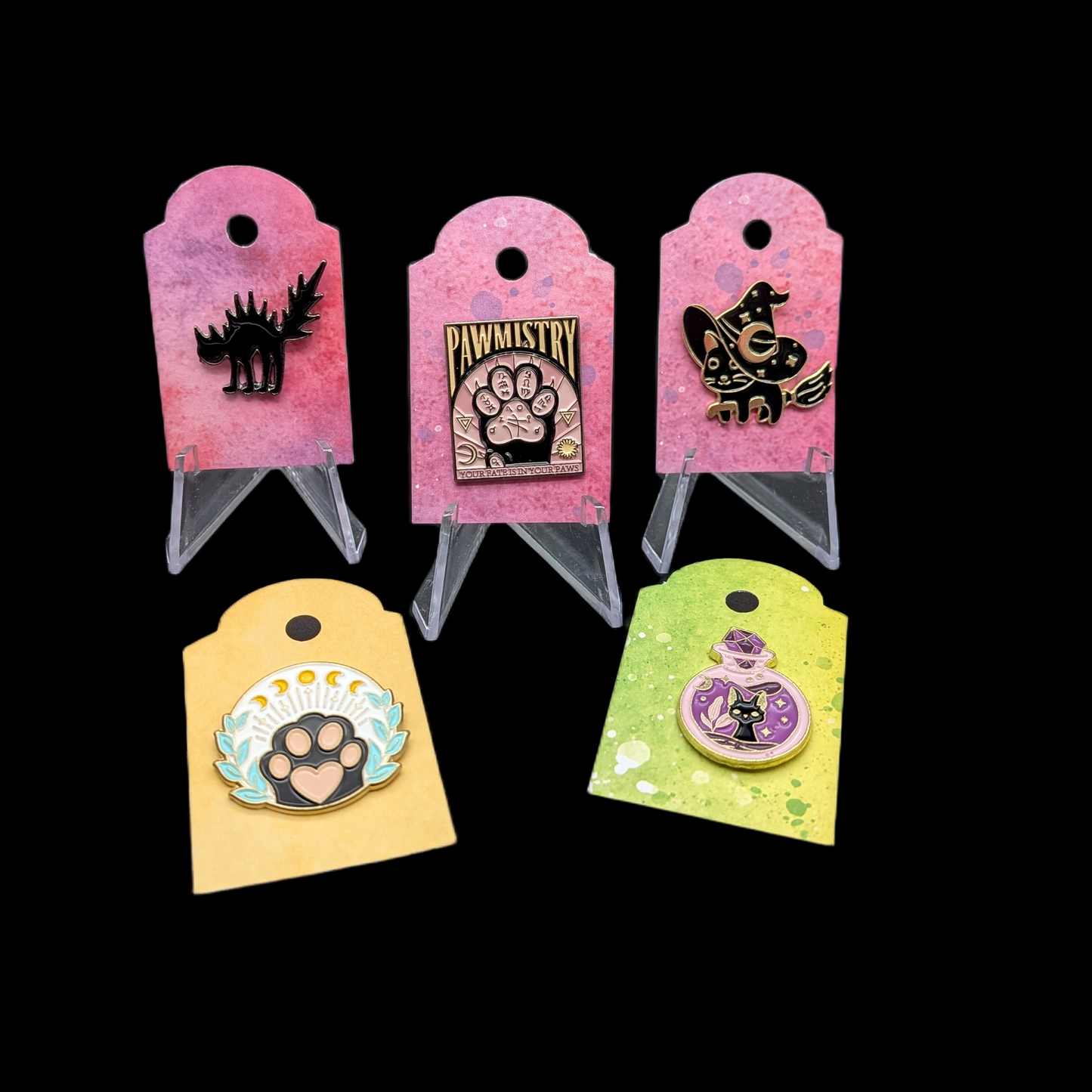 "Cat Collection" Enamel Pins