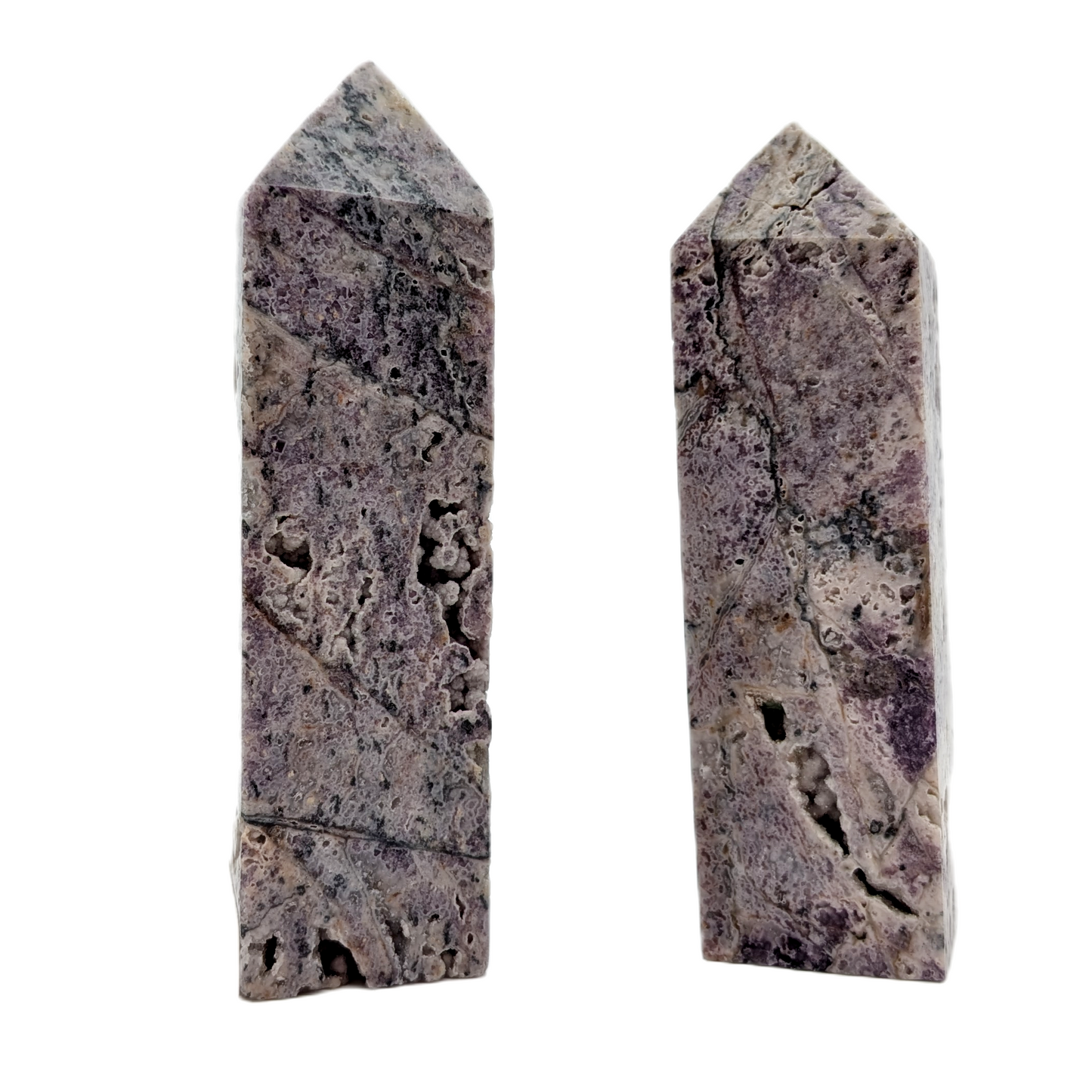 Purple Sphalerite Towers