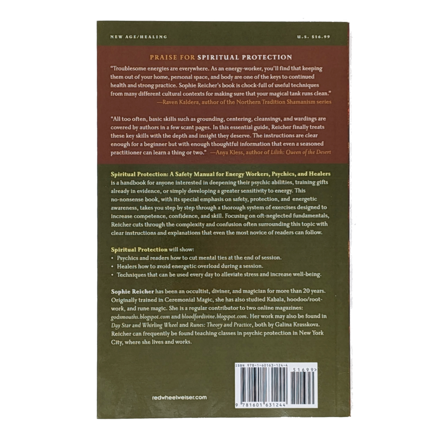 Spiritual Protection: A Saftey Manual for Energy Workers, Healers, and Psychics