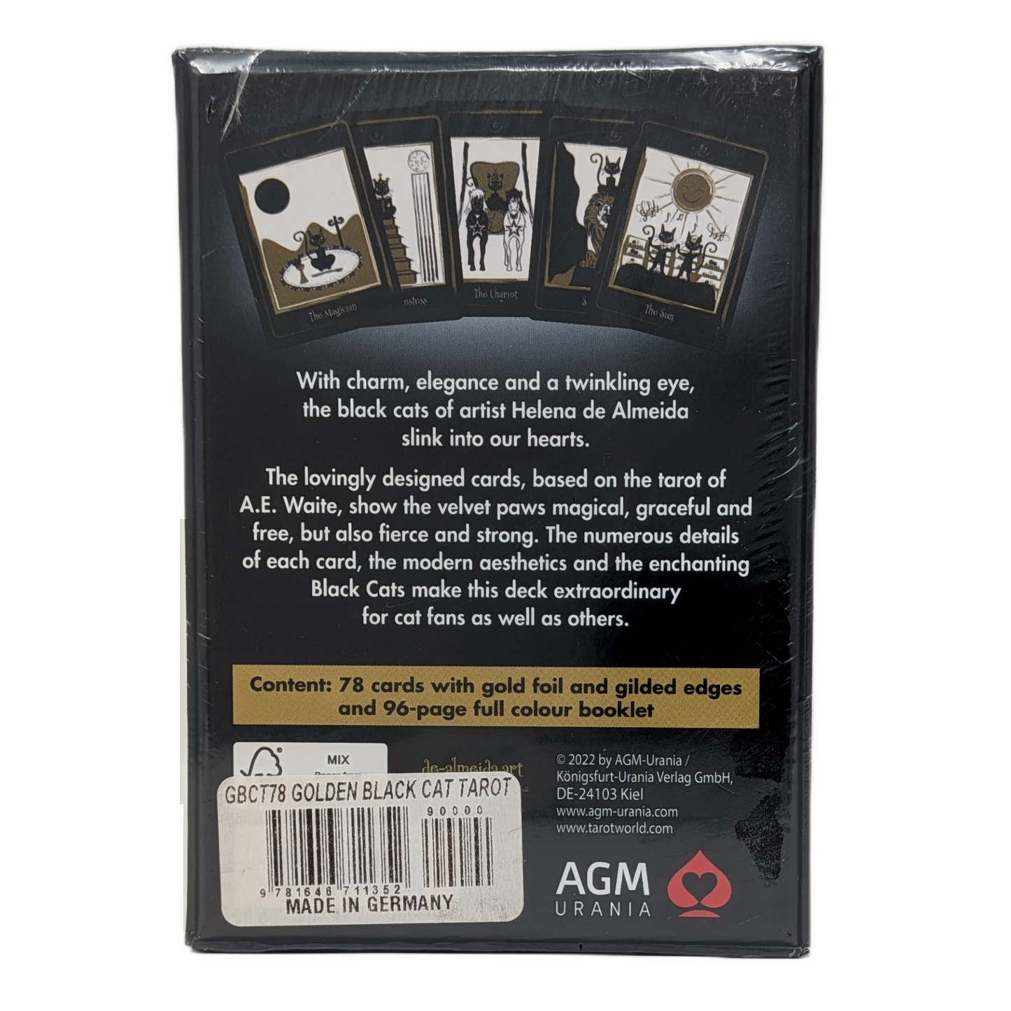 Golden Black Cat Tarot