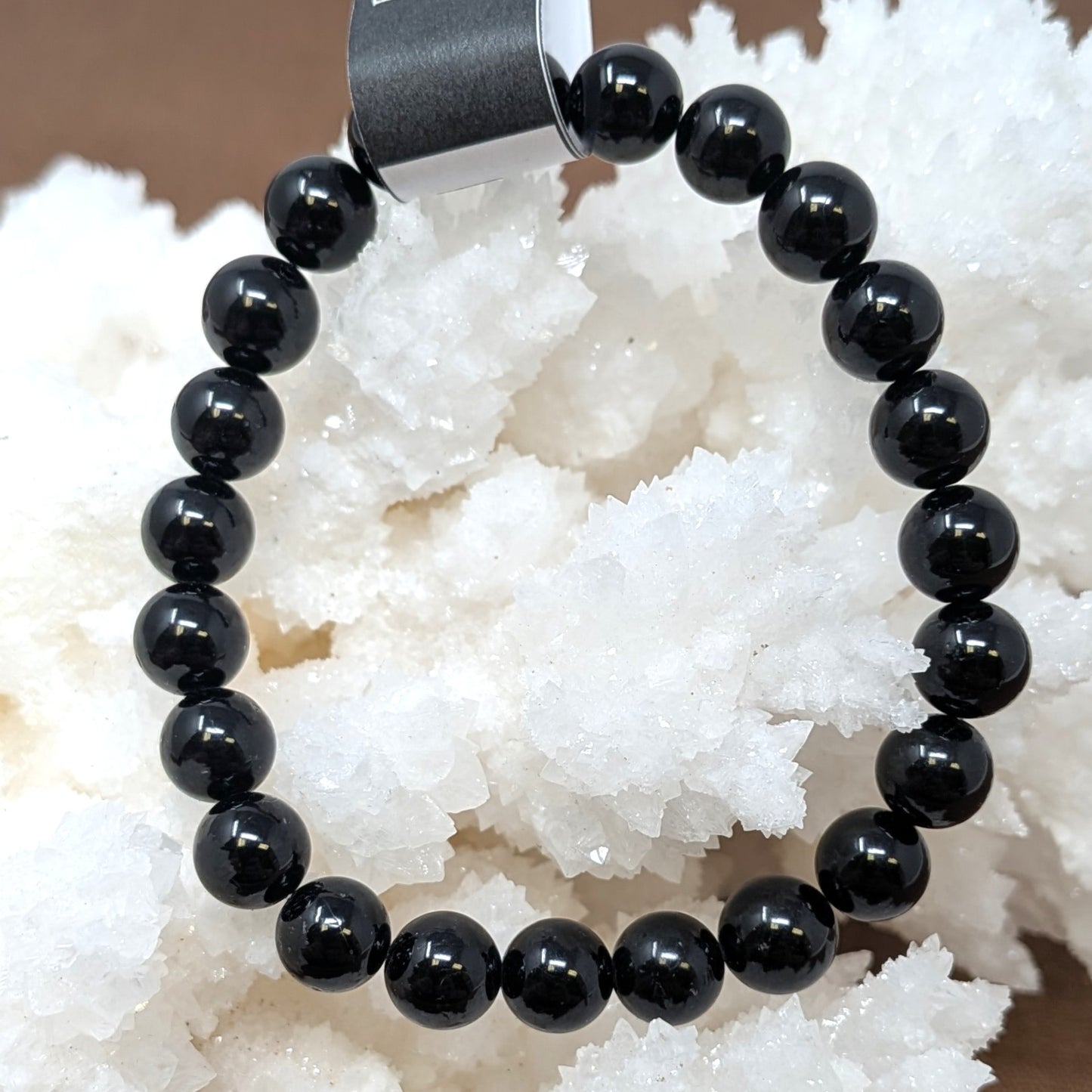 Black Tourmaline Beaded Bracelet