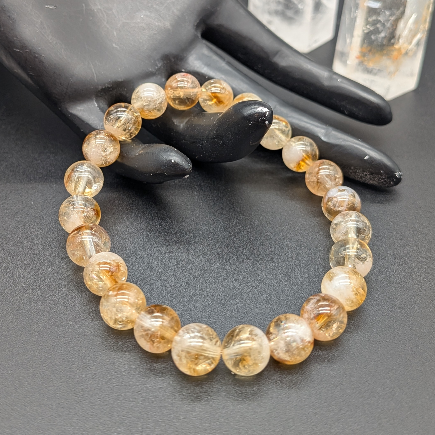 Citrine Beaded Bracelet