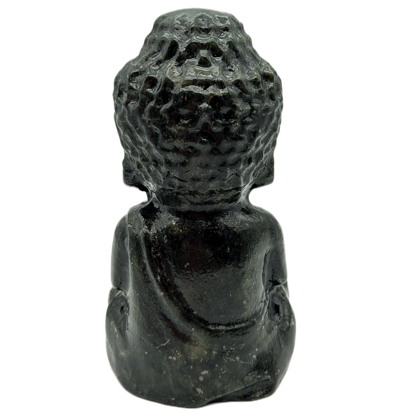 Xiuyan Jade (Serpentine) Buddha Statue