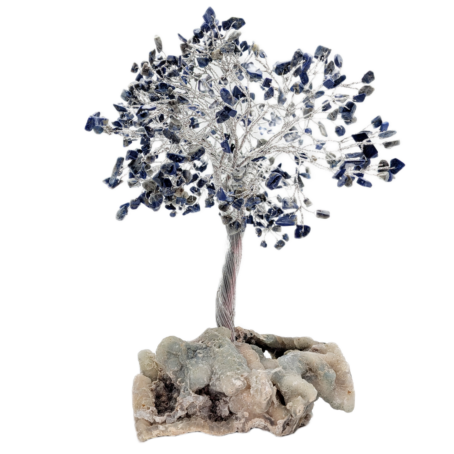 Lapis Lazuli Gemstone Crystal Tree