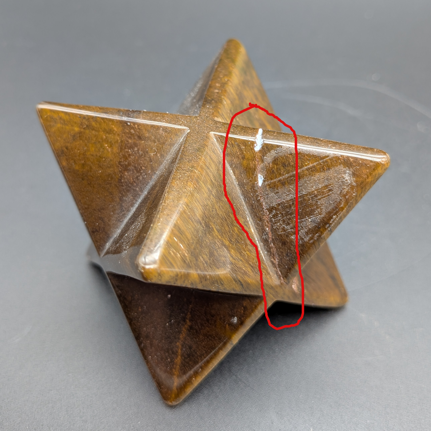 Tiger's Eye Merkaba