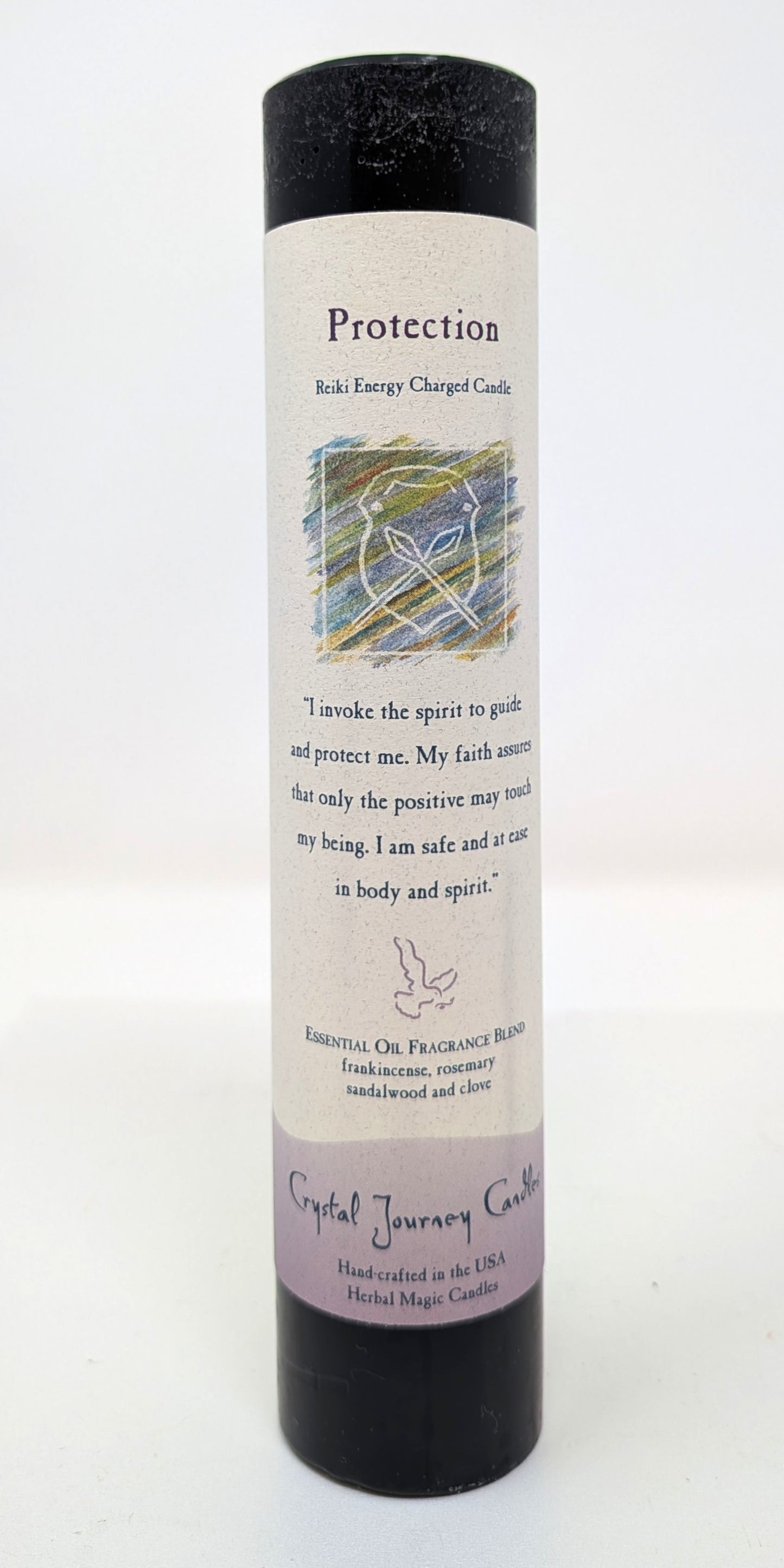 "Protection" Herbal Magic Pillar