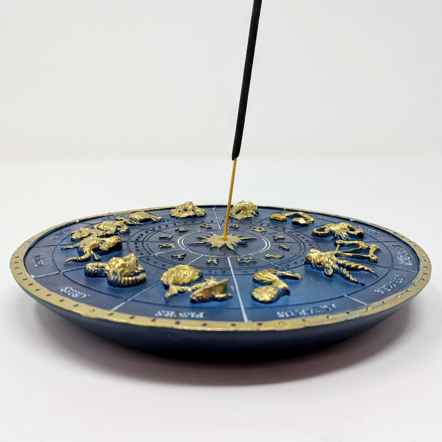 Zodiac Round Incense Burner