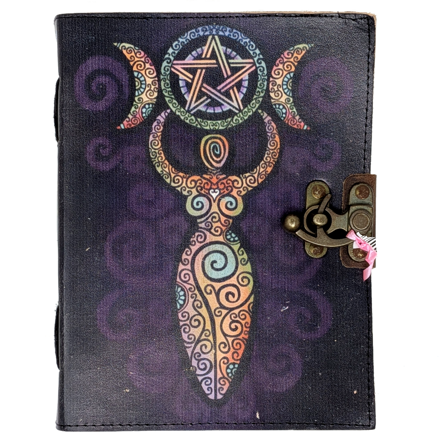 Celestial Goddess Leather Journal/Spellbook