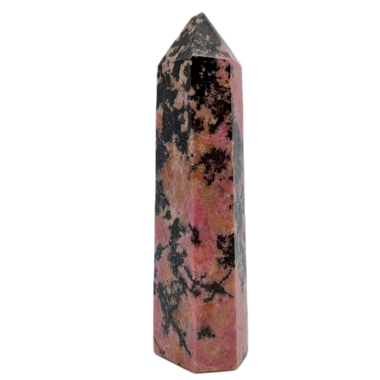 Sunset Rhodonite Tower