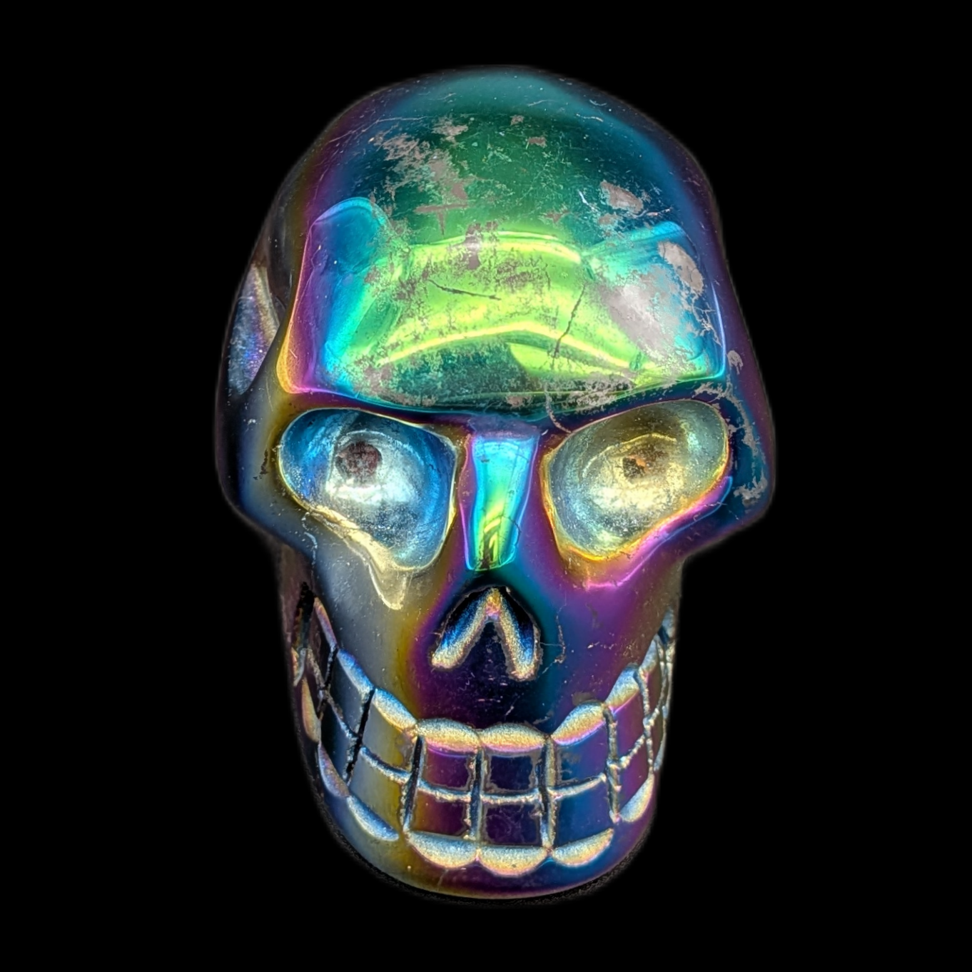 Titanium Quartz Skull