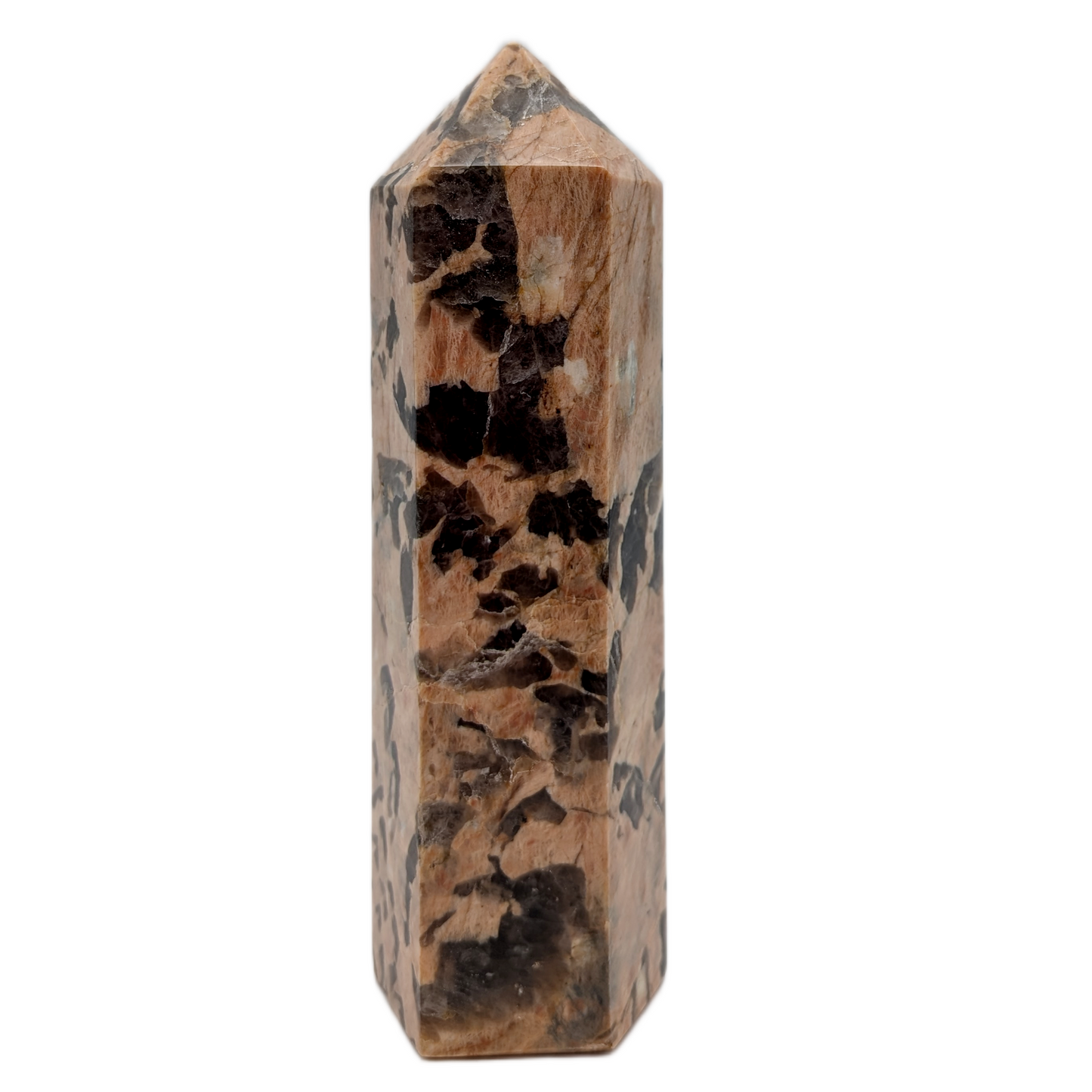 Zebra Moonstone Tower 6.5in
