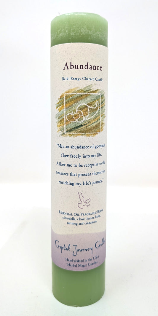 "Abundance" Herbal Magic Pillar