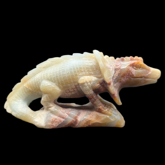 Amazonite Lizard Carving