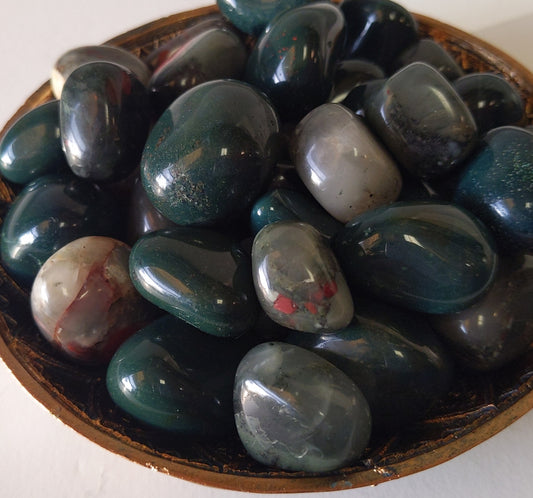 Bloodstone Tumbled Stone