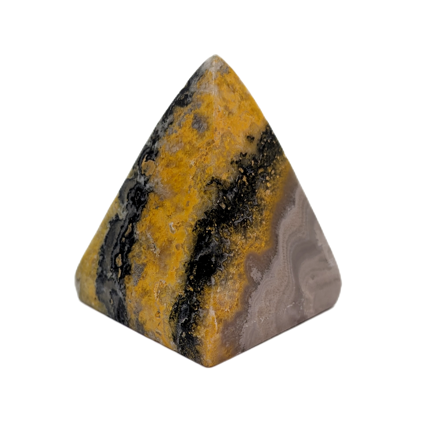 Bumblebee Jasper Pyramid