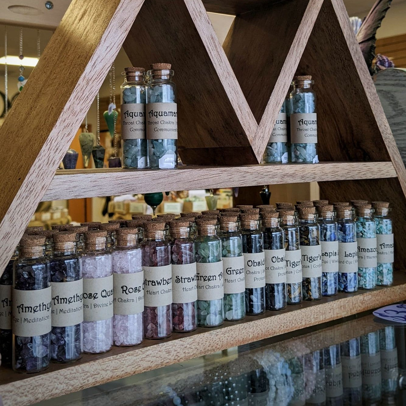 Gemstone Chip Bottles