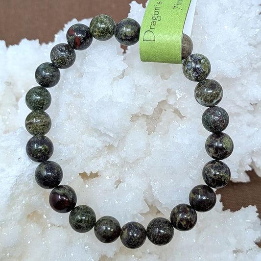 Dragon Blood Jasper Beaded Bracelet