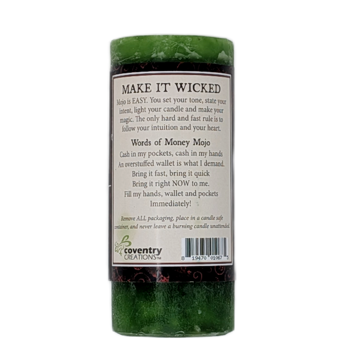 Fast Cash Intention Candle