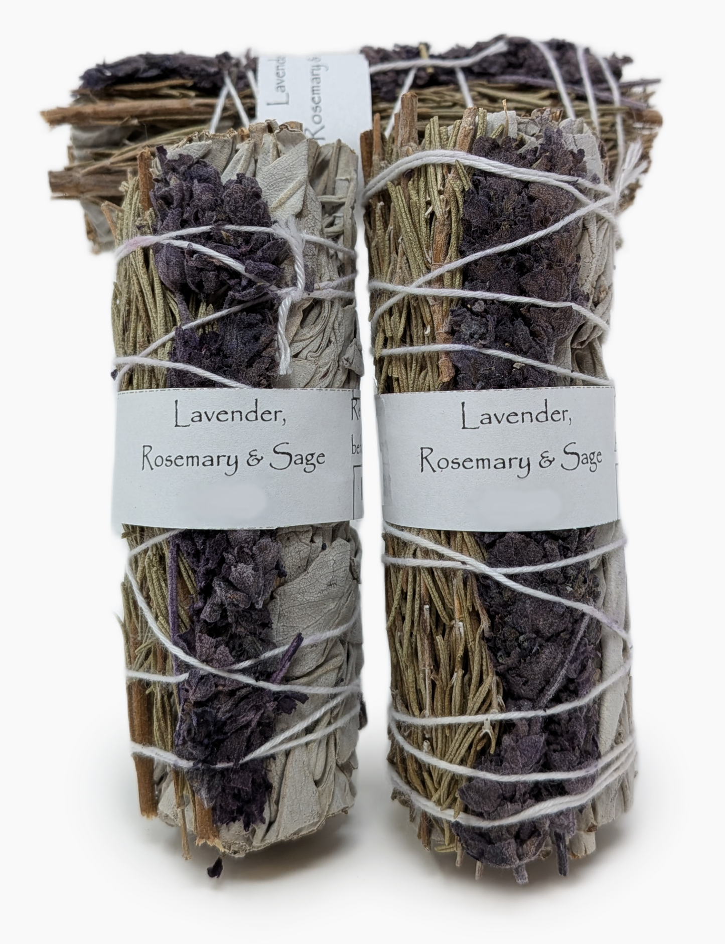 White Sage, Rosemary, and Lavender Bundles 3" - 4"