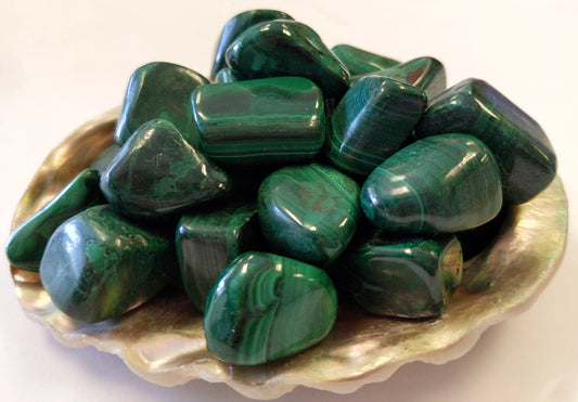 Malachite Tumbled Stones
