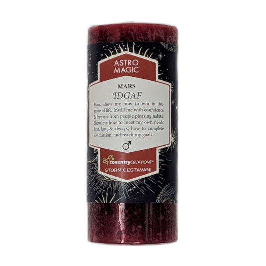 "IDGAF" Mars Astro Magic Candle