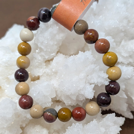 Mookaite Beaded Bracelet