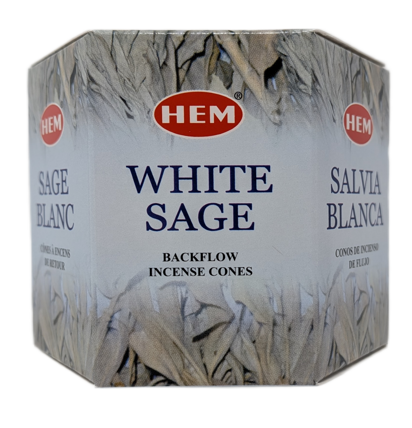 HEM White Sage Backflow Cones