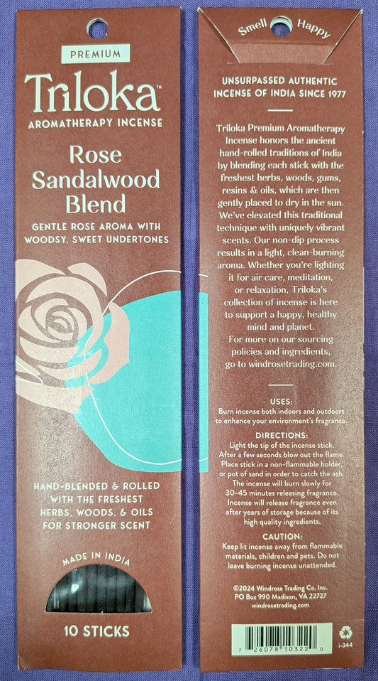 Triloka Rose & Sandalwood Blend
