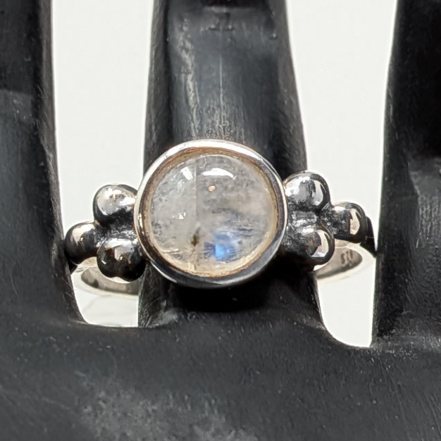 "Abundance" Rainbow Moonstone Ring