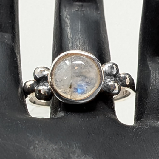 "Abundance" Rainbow Moonstone Ring