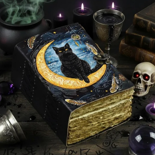Midnight Magic Leather Journal