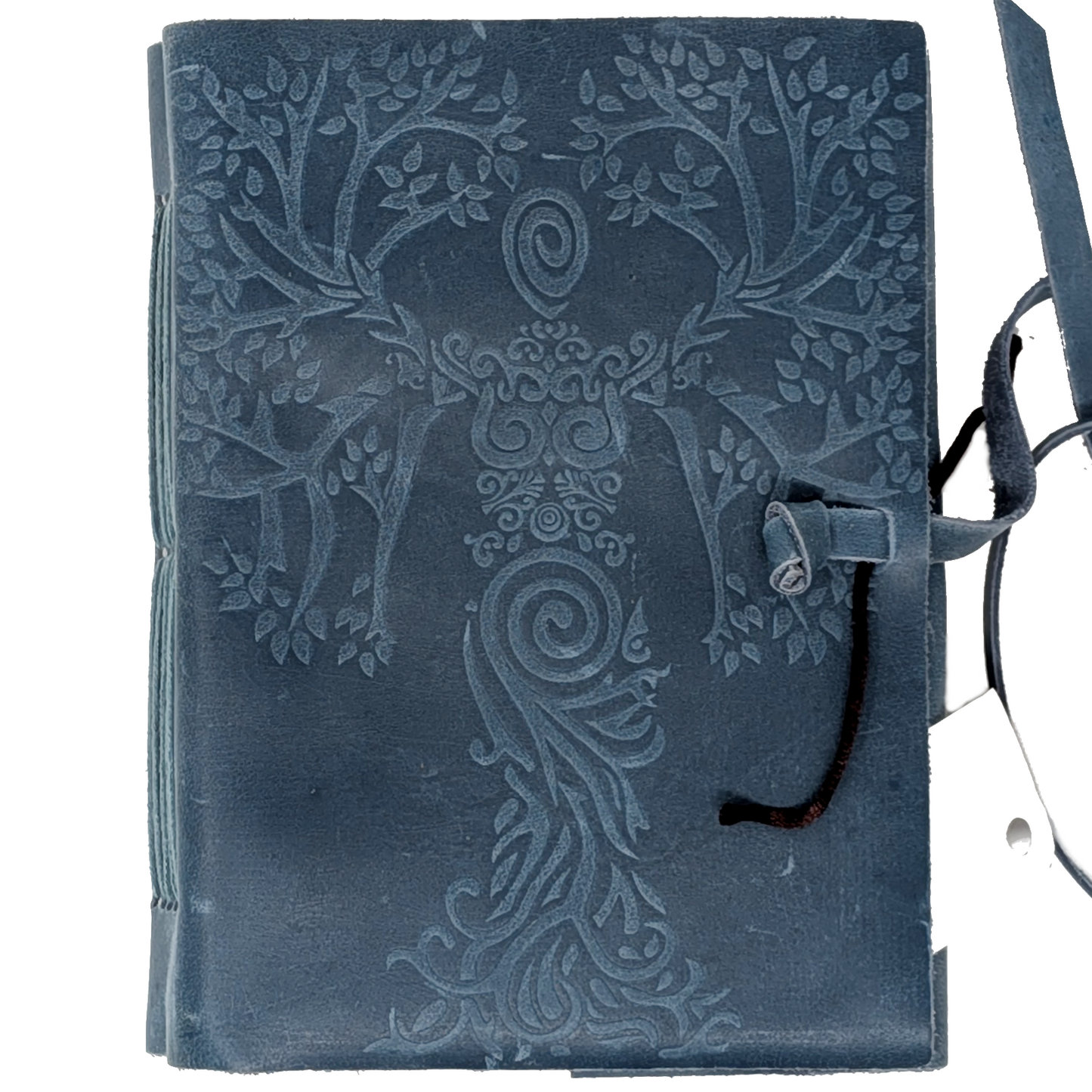 Blue Suede Goddess Tree Journal