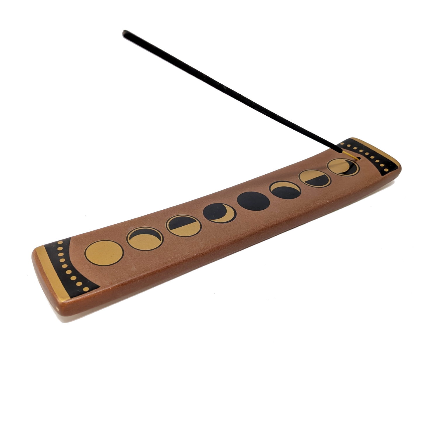 Ceramic Moon Phase Incense Burner