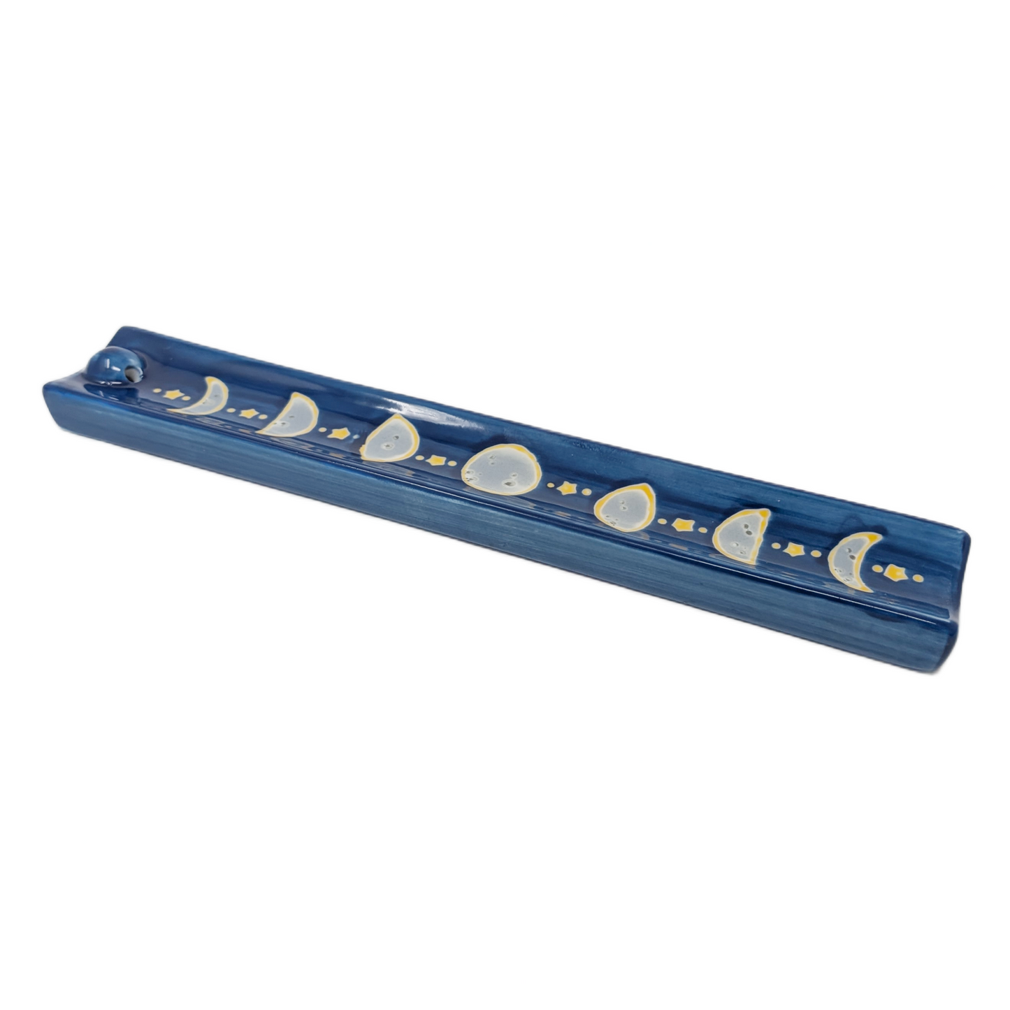 Ceramic Moon Phase Incense Burner