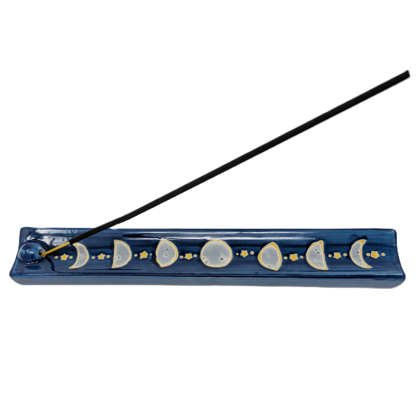 Ceramic Moon Phase Incense Burner