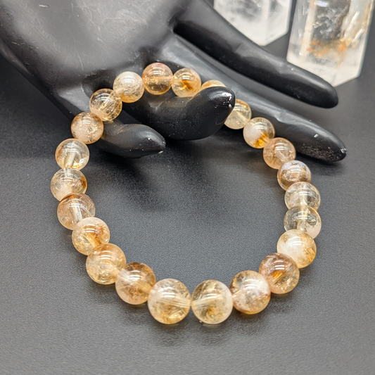 Citrine Beaded Bracelet