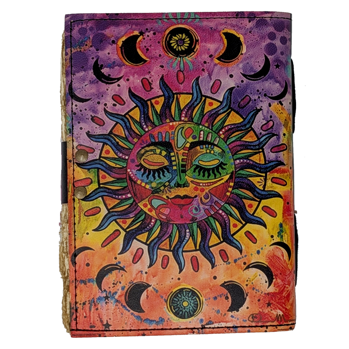 Sun Splash Blank Leather Journal (5 X 7 in.)