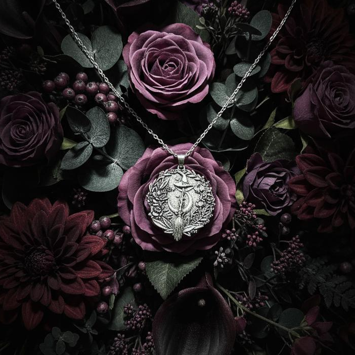 Witch's Floral Garden Necklace