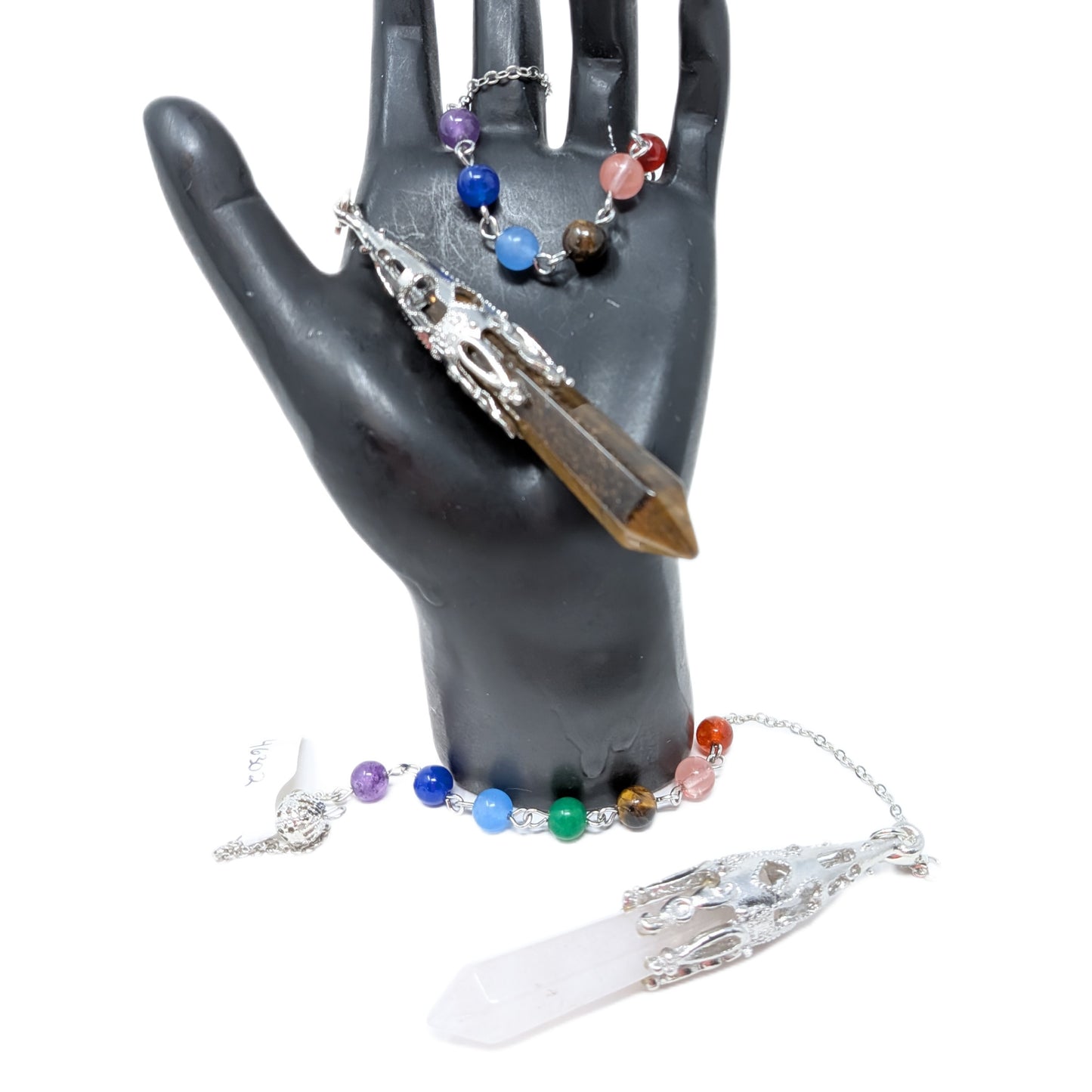 Ornate Pendulum with Chakra Beads