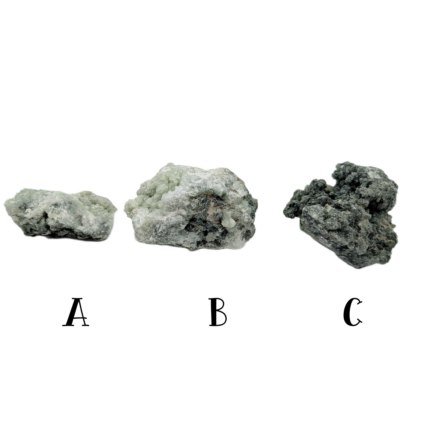Prehnite With Epidote Specimens