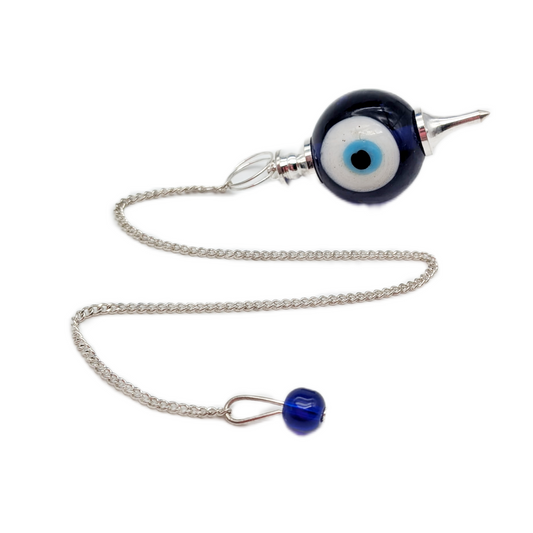 Evil Eye Glass Pendulum