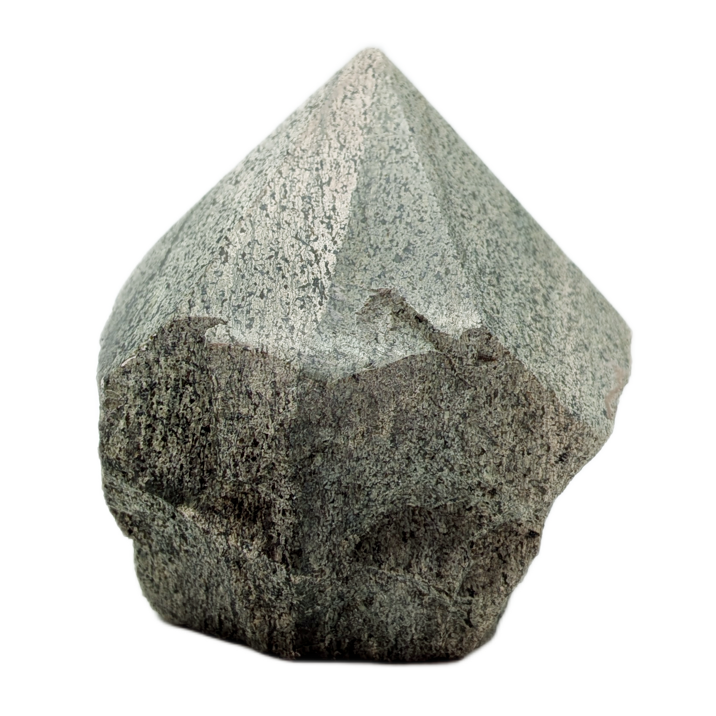 Gneiss Polished Point with Rough Sides