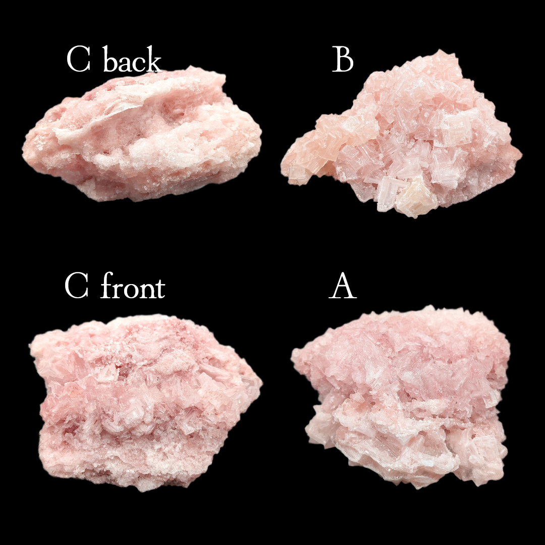 Pink Halite Specimens