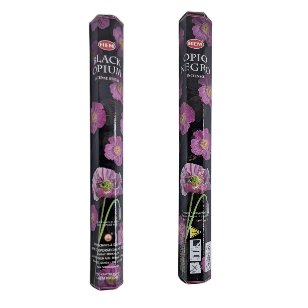 Hem Black Opium Incense Sticks